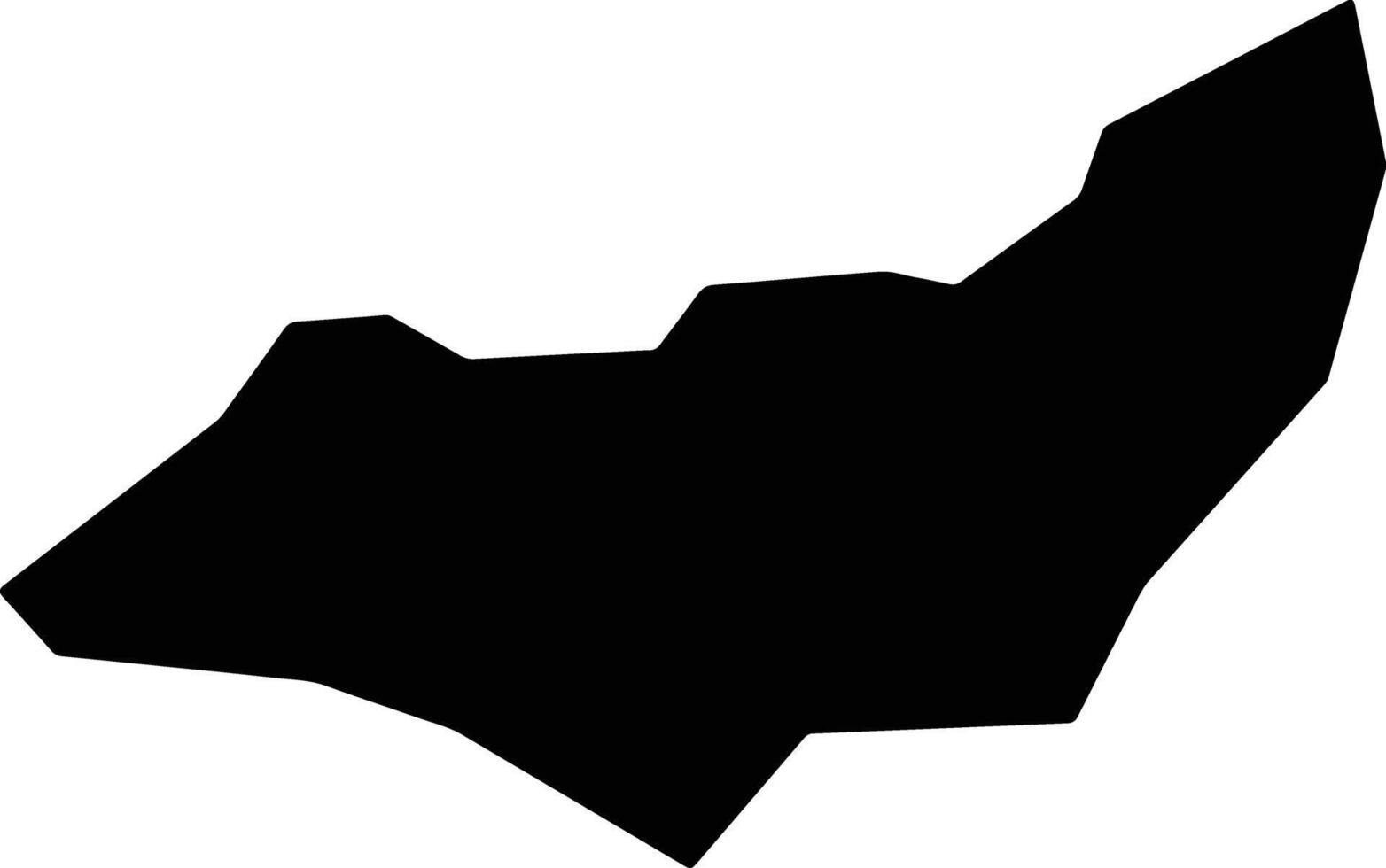 Foini Cyprus silhouette map vector