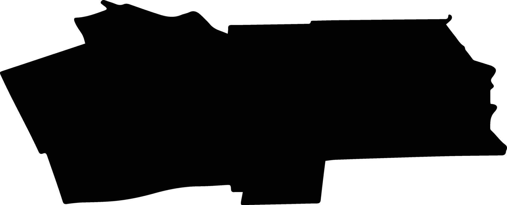FOLTESTI Romania silhouette map vector