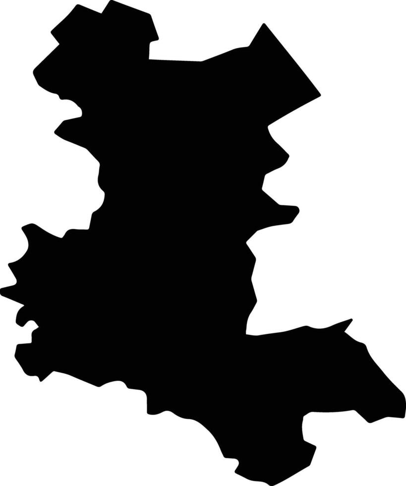 Fomento Cuba silhouette map vector