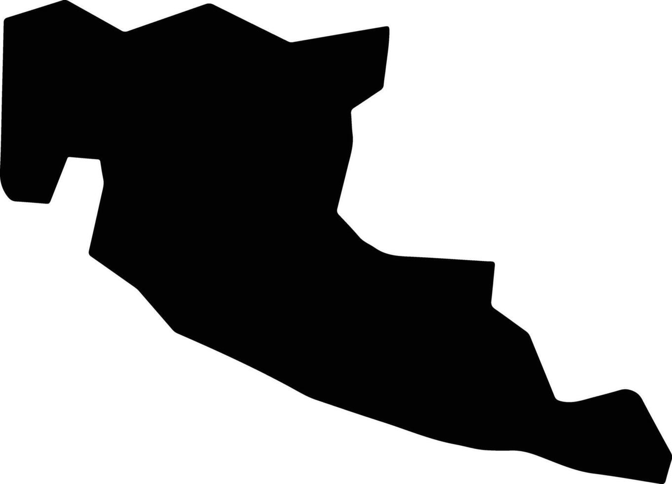 Fond Desruisseaux Saint Lucia silhouette map vector