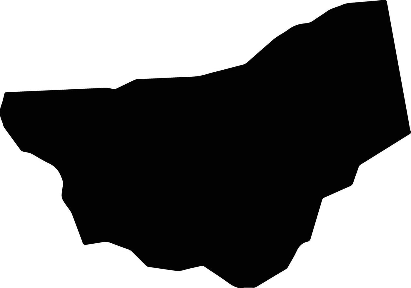 Fond Sabot Saint Lucia silhouette map vector