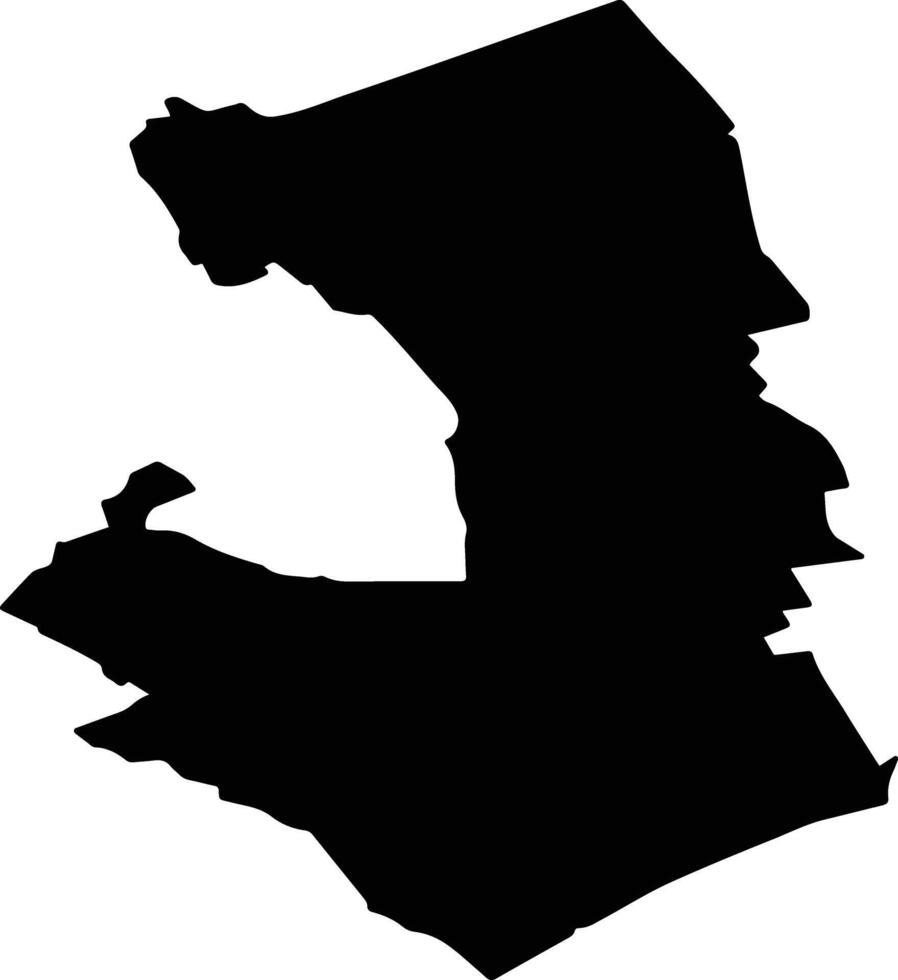 FORASTI Romania silhouette map vector
