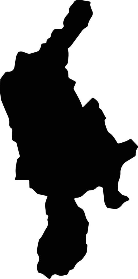 Formosa Brazil silhouette map vector