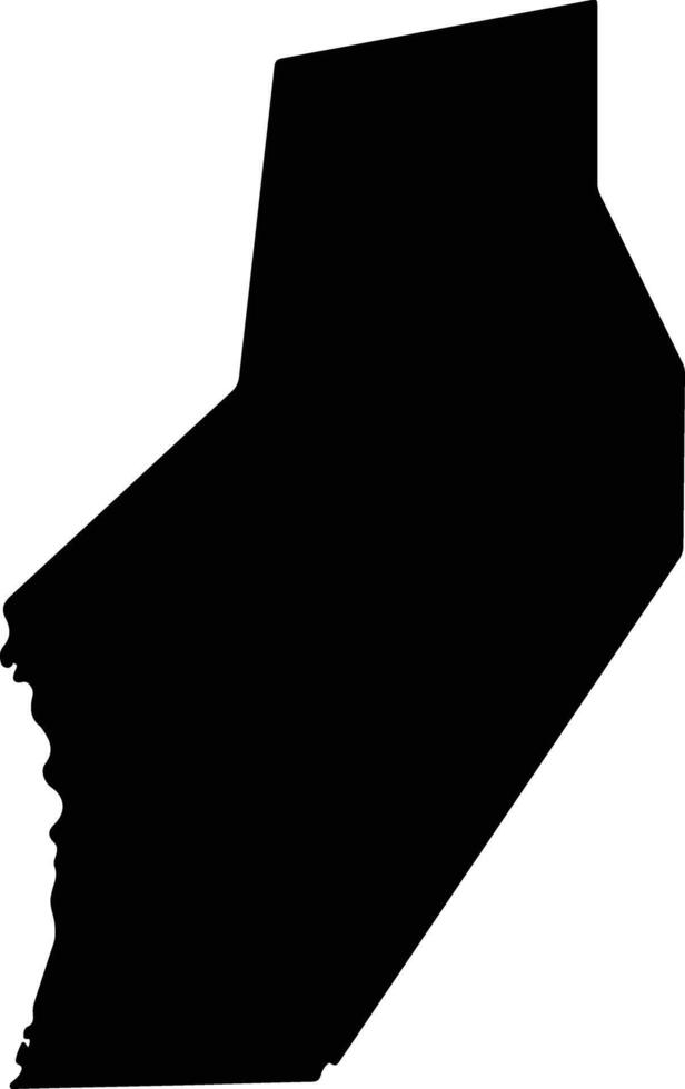 Foro Baranga Sudan silhouette map vector