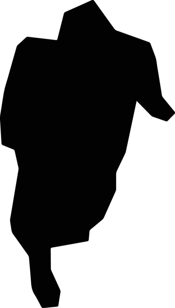 Fraijanes Guatemala silhouette map vector