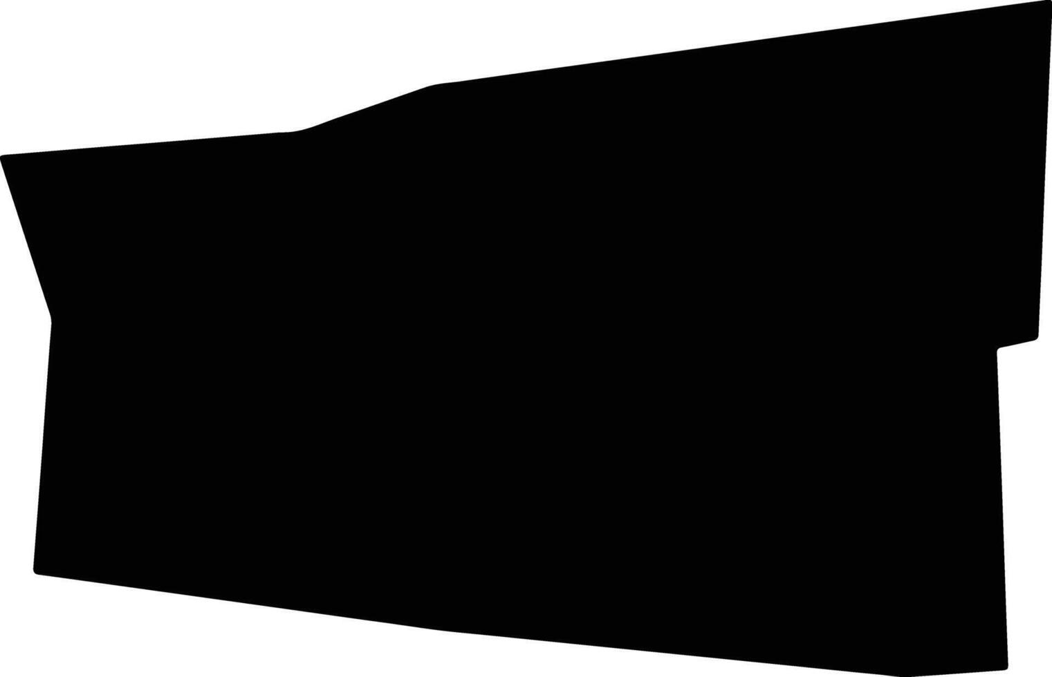 Franklyn Town Jamaica silhouette map vector