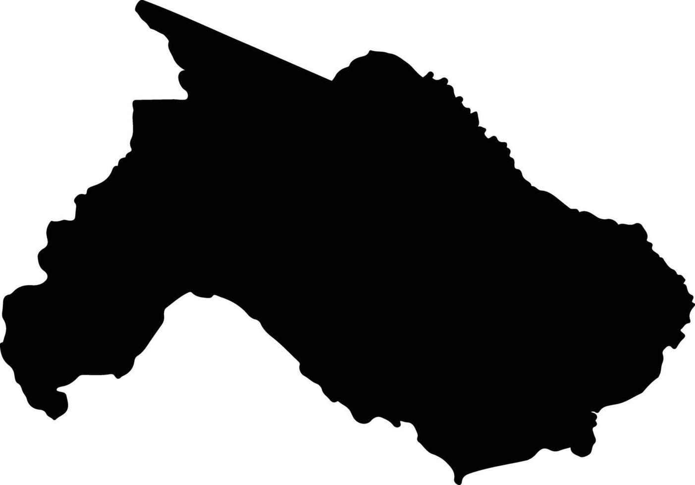 Franz Tamayo Bolivia silhouette map vector