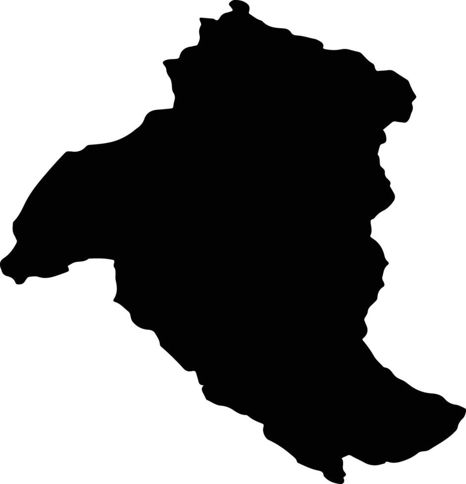 FRASIN Romania silhouette map vector