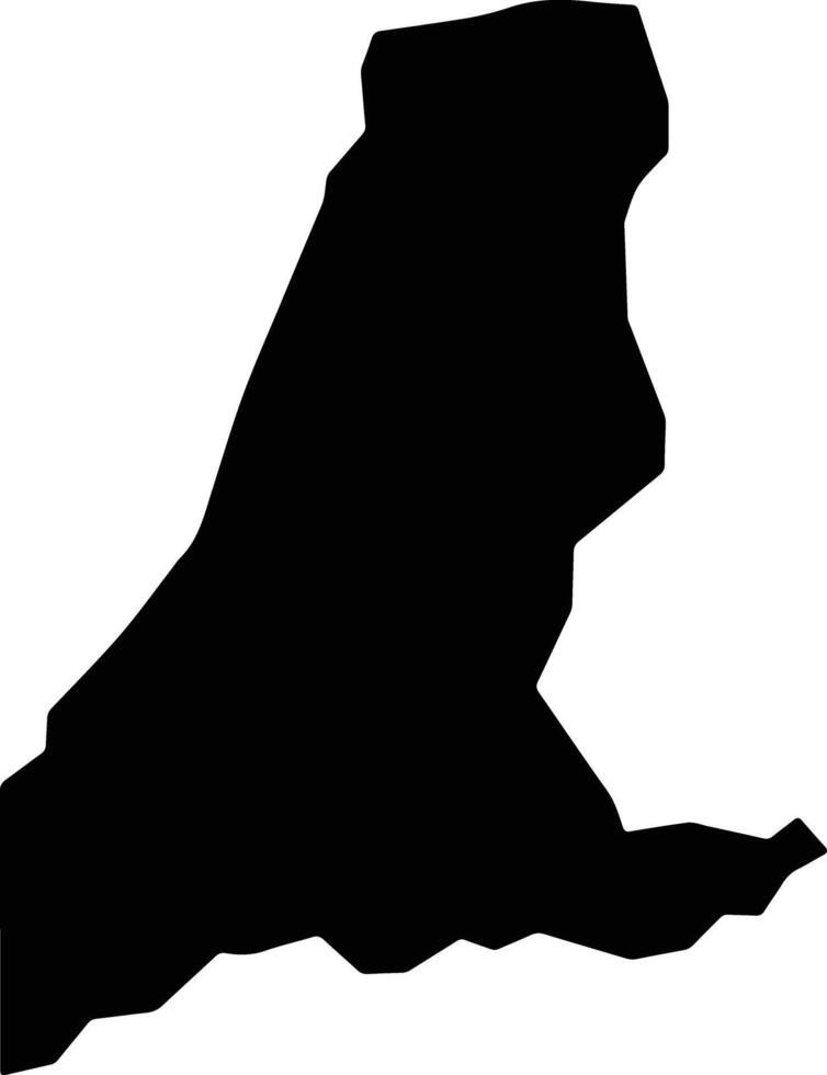 Fray Marcos Uruguay silhouette map vector
