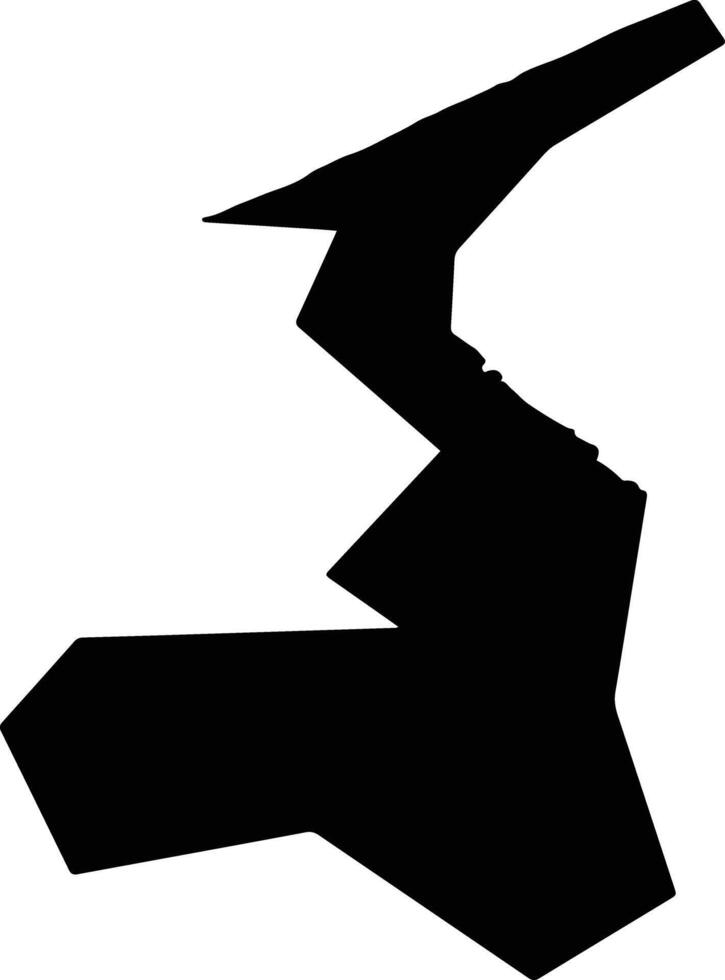 Frederikshavn Denmark silhouette map vector
