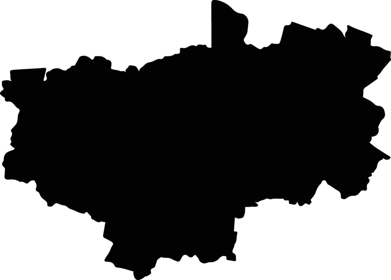 Fresnillo Mexico silhouette map vector
