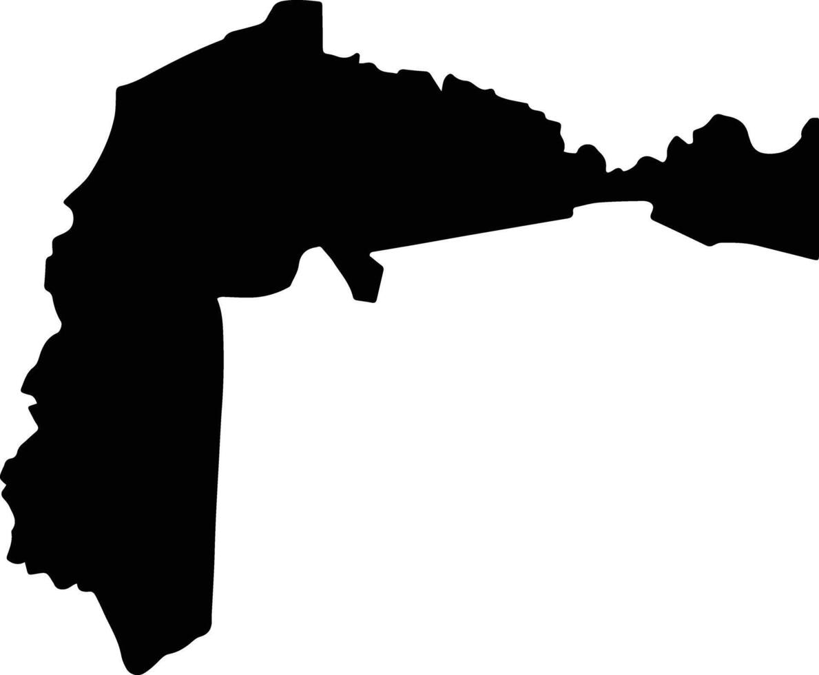 Frome Jamaica silhouette map vector