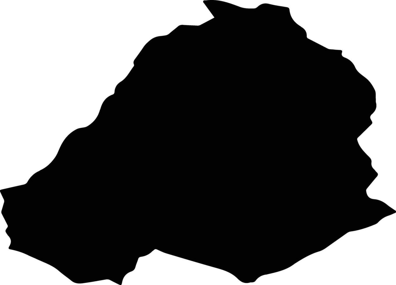 Frutigen Switzerland silhouette map vector