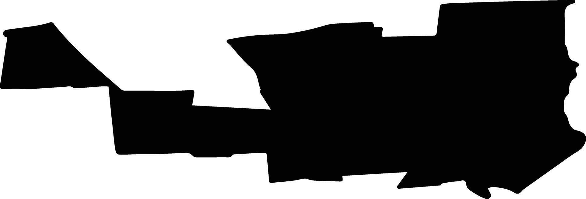 FRUMUSITA Romania silhouette map vector