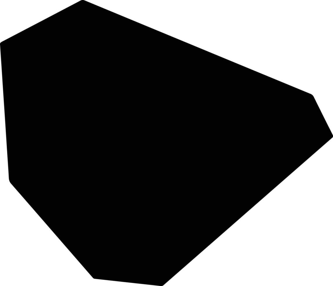 Ftericha Cyprus silhouette map vector