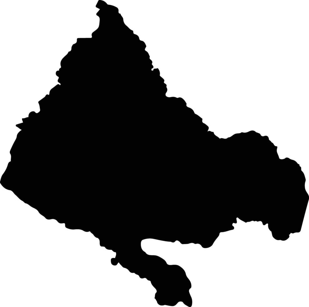 Fuente De Oro Colombia silhouette map vector