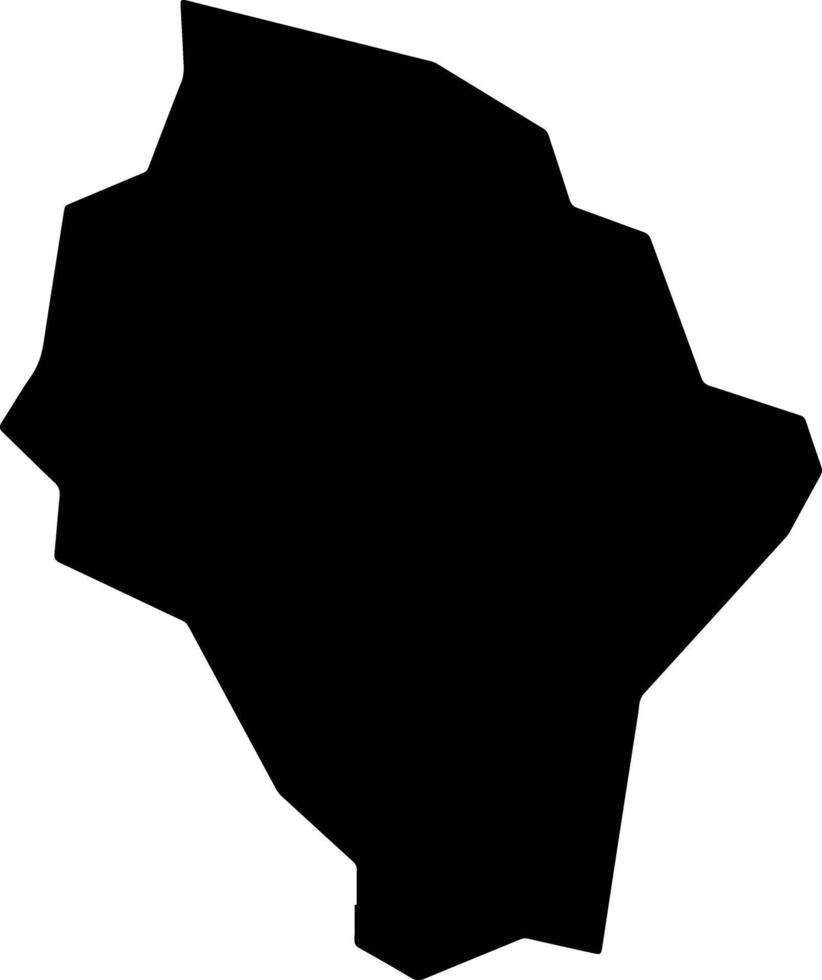 Fujieda Japan silhouette map vector