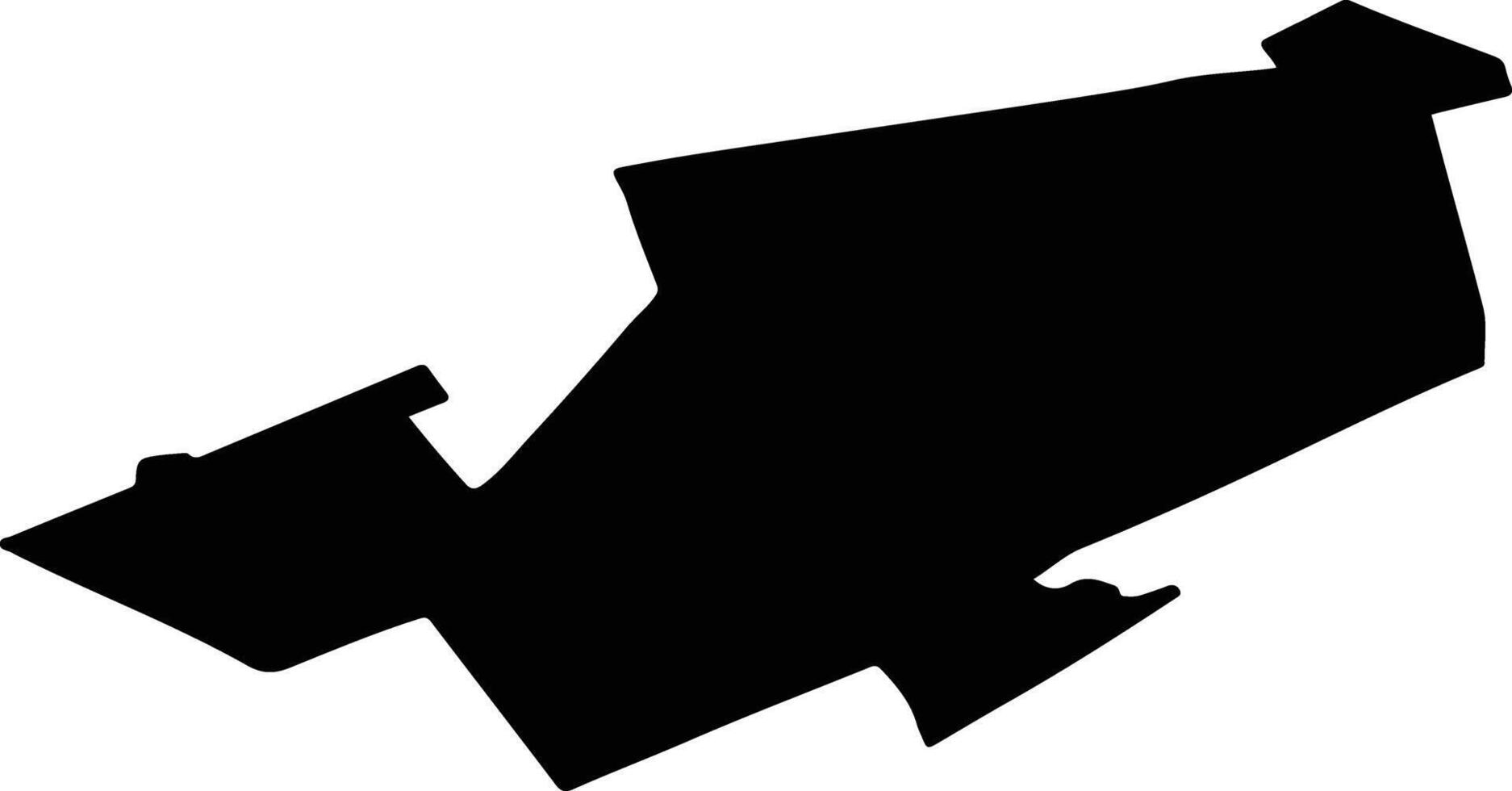 FULGA Romania silhouette map vector