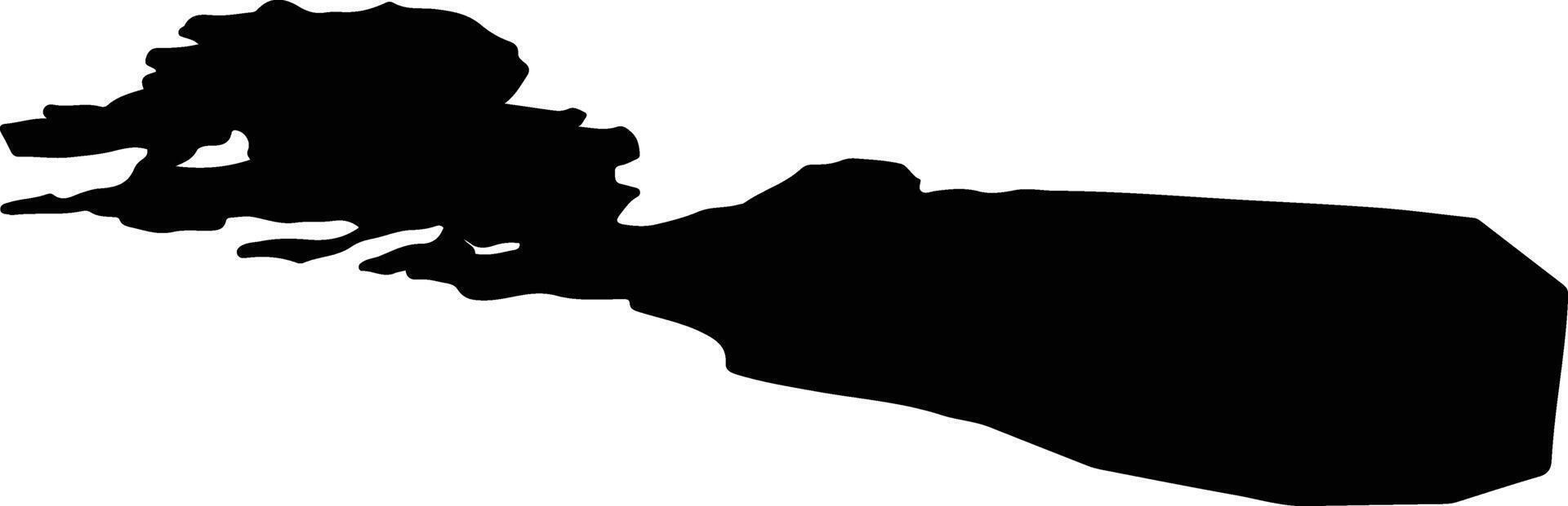 Fuossko smj 2 Norway silhouette map vector
