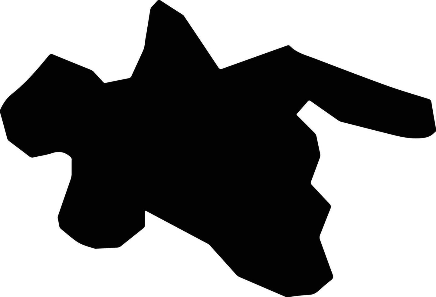 Fuwwa Egypt silhouette map vector