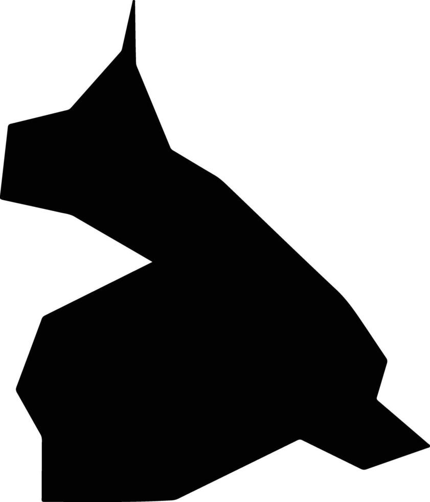 Gado Bravo Brazil silhouette map vector