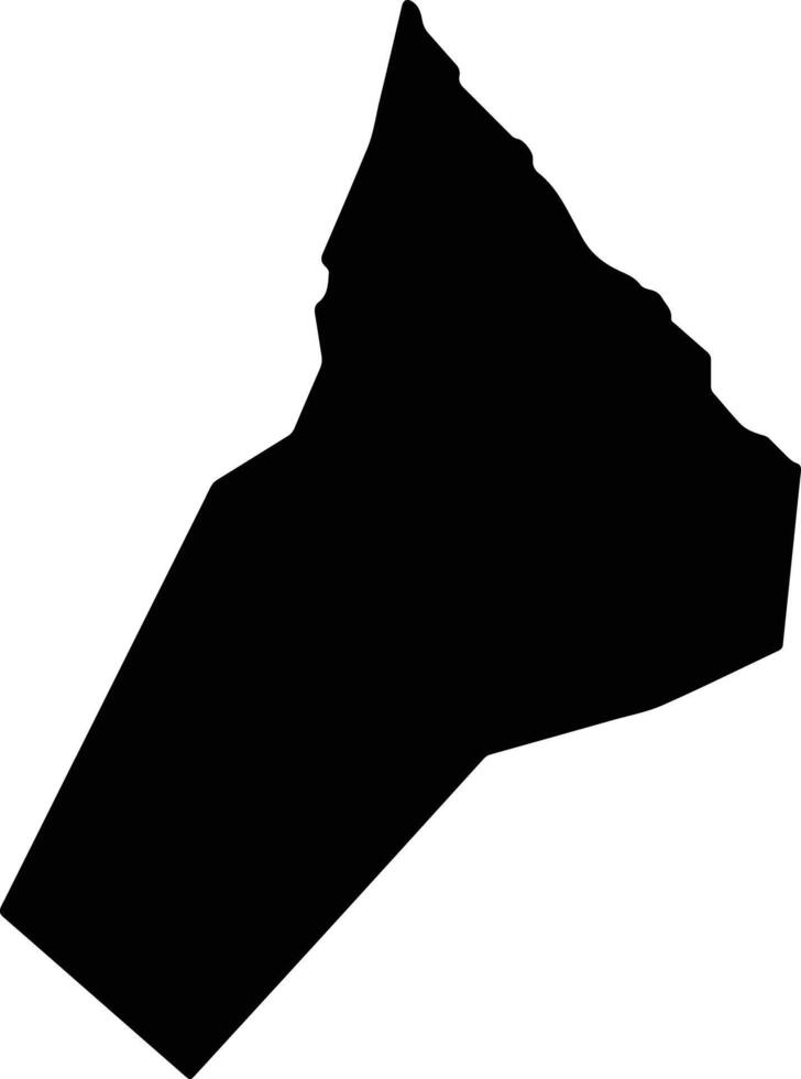 Gagaemauga I Samoa silhouette map vector