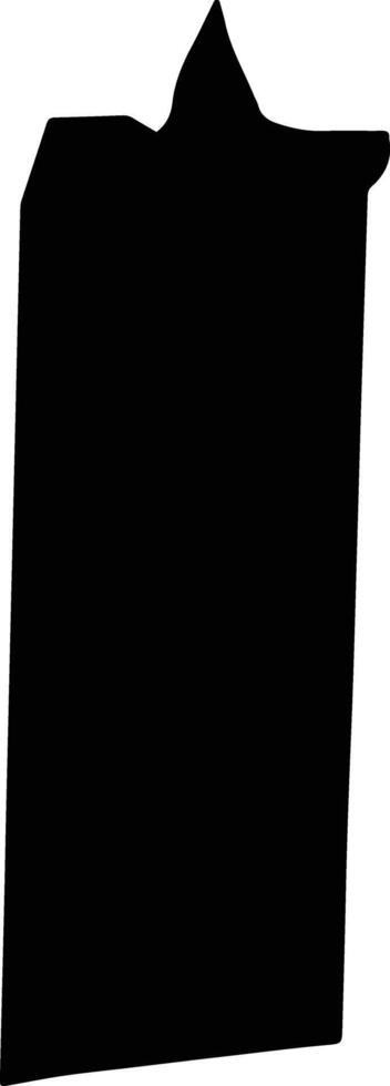 Gagaifomauga II Samoa silhouette map vector