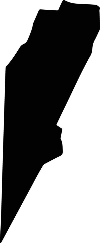 Gagaemauga III Samoa silhouette map vector