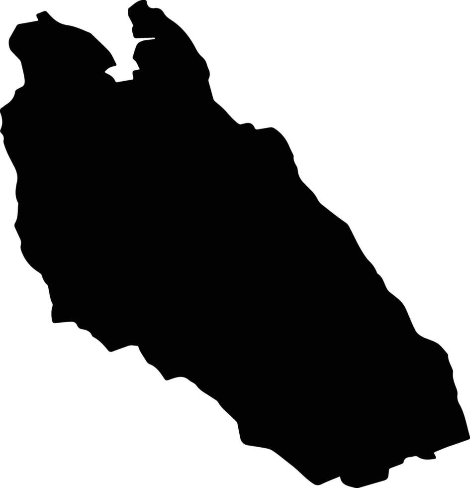 GAICEANA Romania silhouette map vector