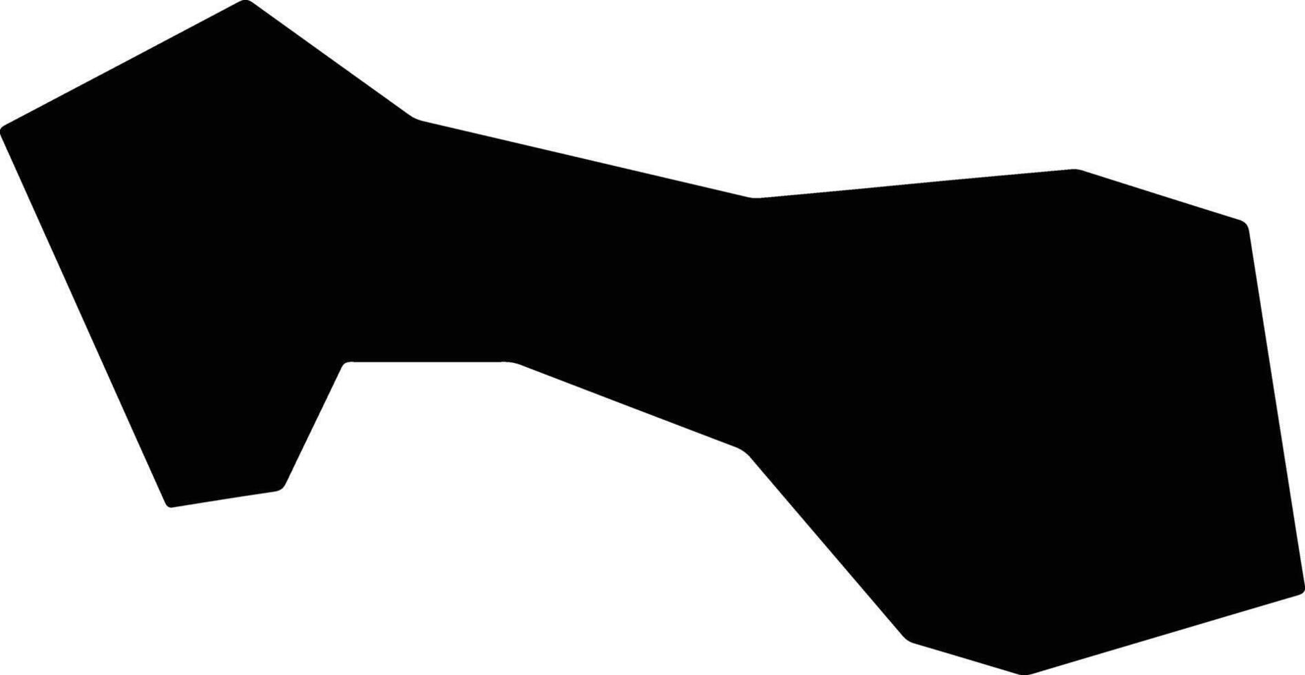 Galabovo Bulgaria silhouette map vector