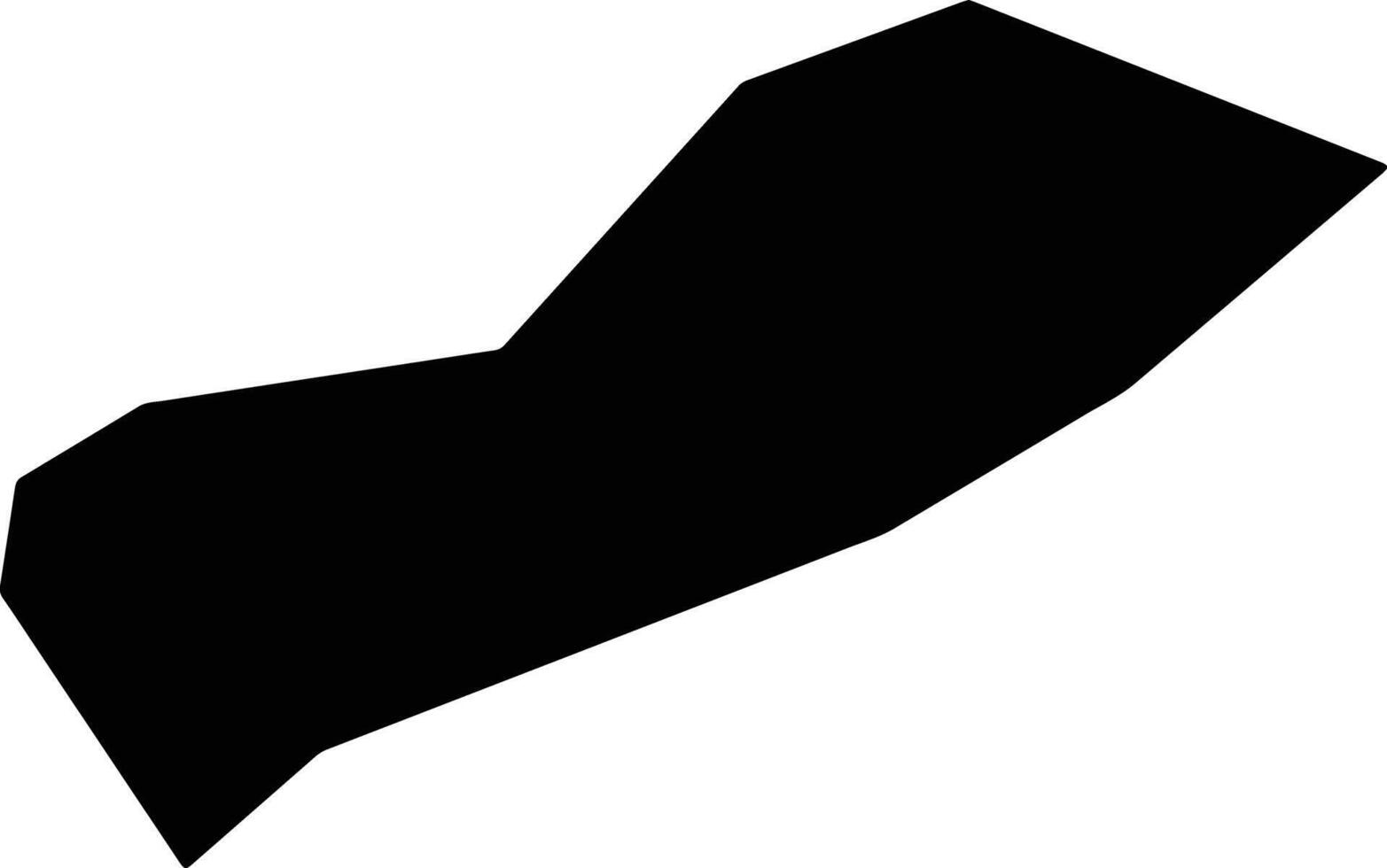 Galata Cyprus silhouette map vector