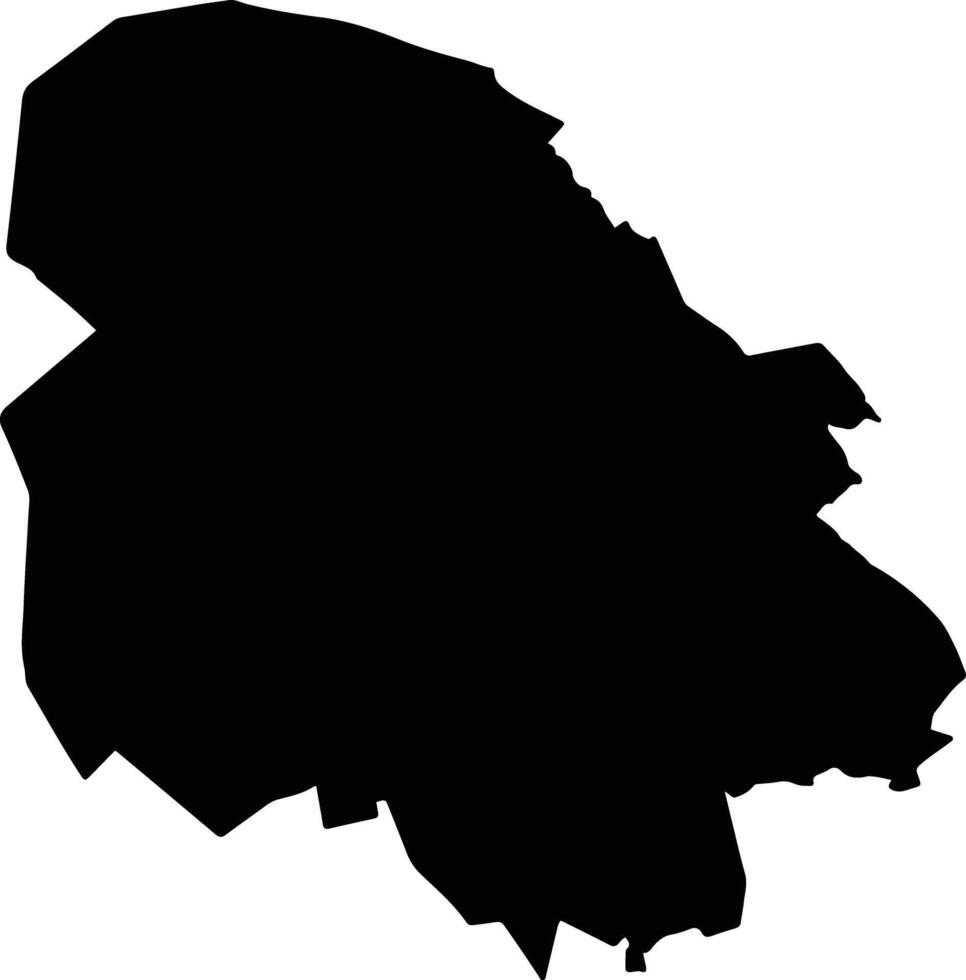 Galeana Mexico silhouette map vector