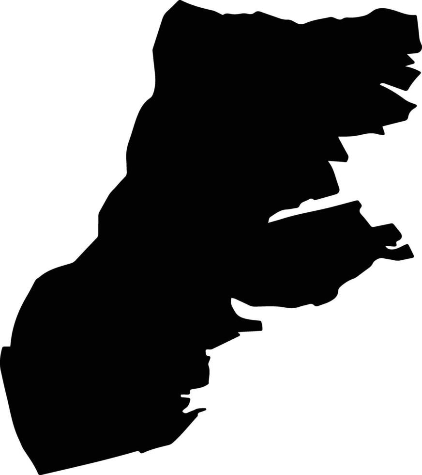 GALICEA Romania silhouette map vector