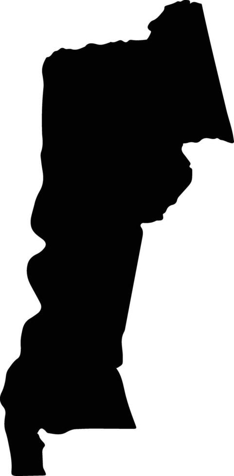 Gamarra Colombia silhouette map vector