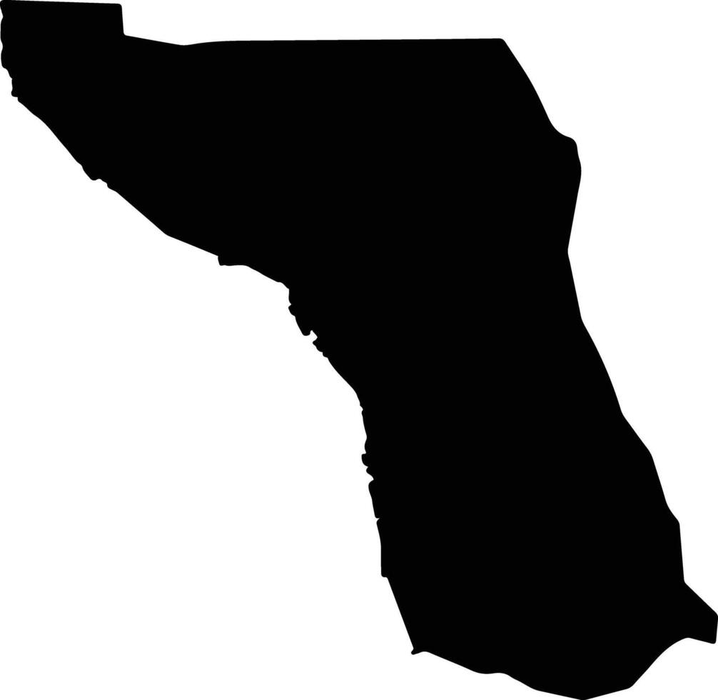 Gamboula Central African Repu silhouette map vector