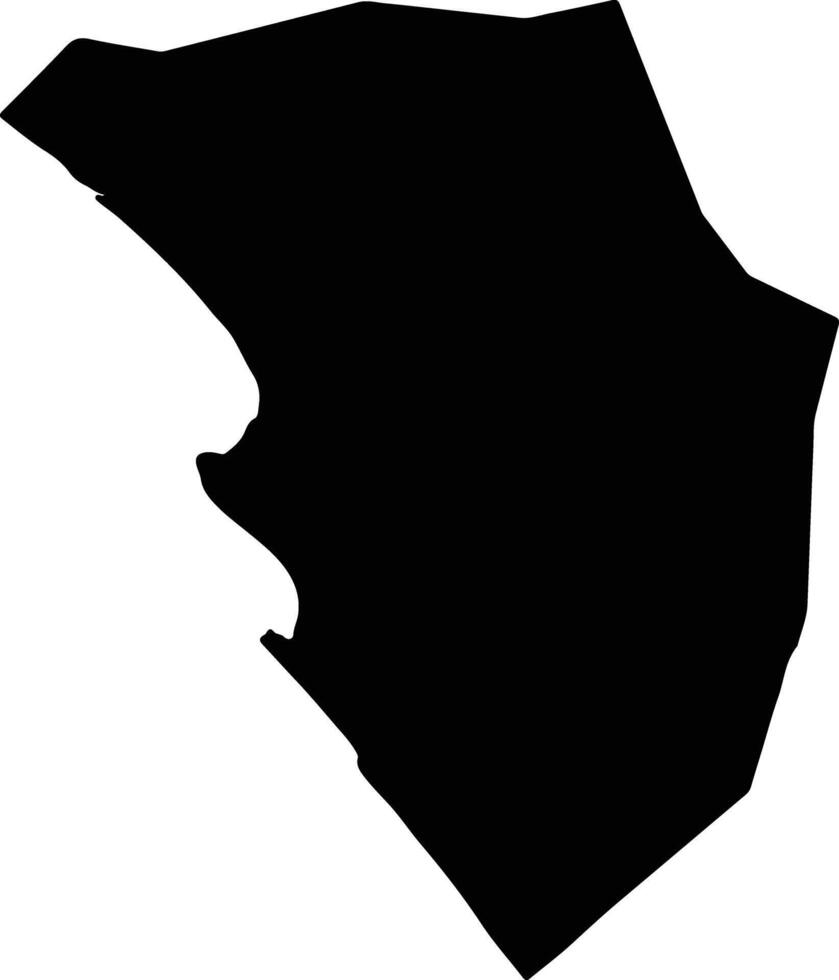 Gamboma Congo silhouette map vector