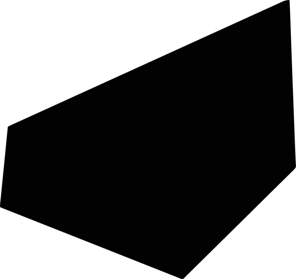 Gangdong gu South Korea silhouette map vector