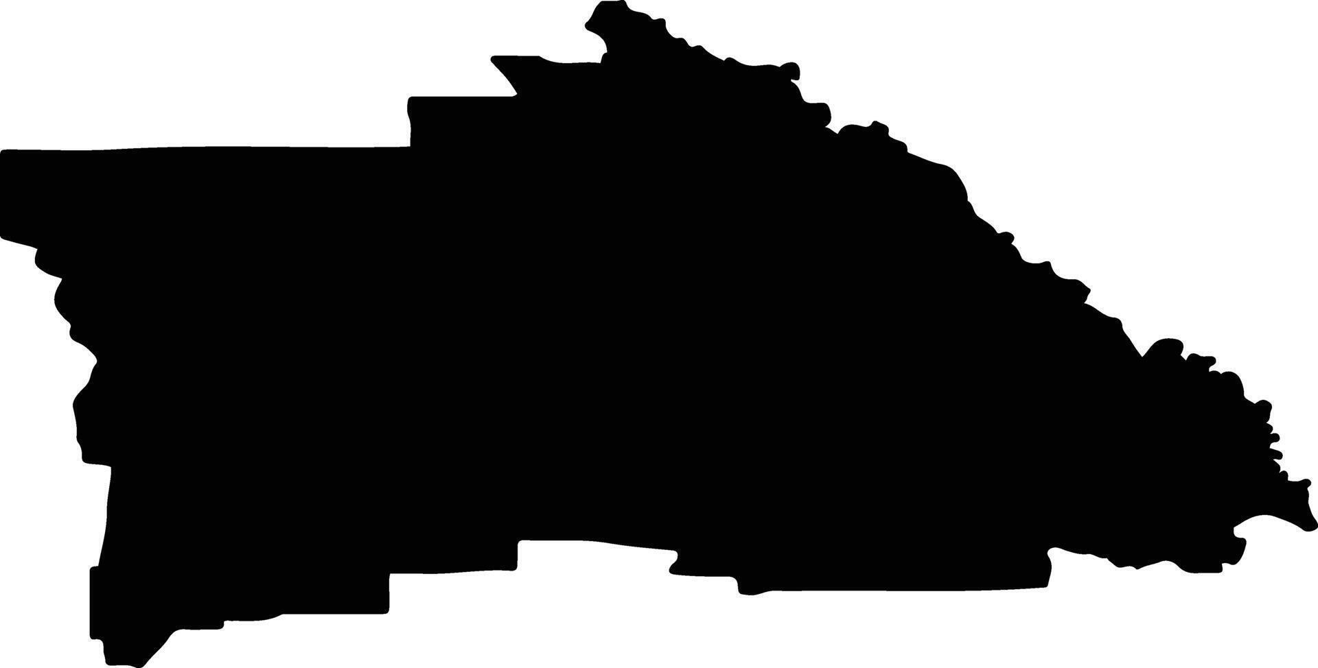 Gannawarra Australia silhouette map vector