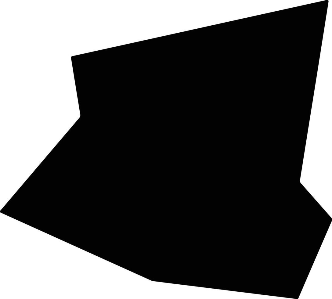 Ganyuxian China silhouette map vector