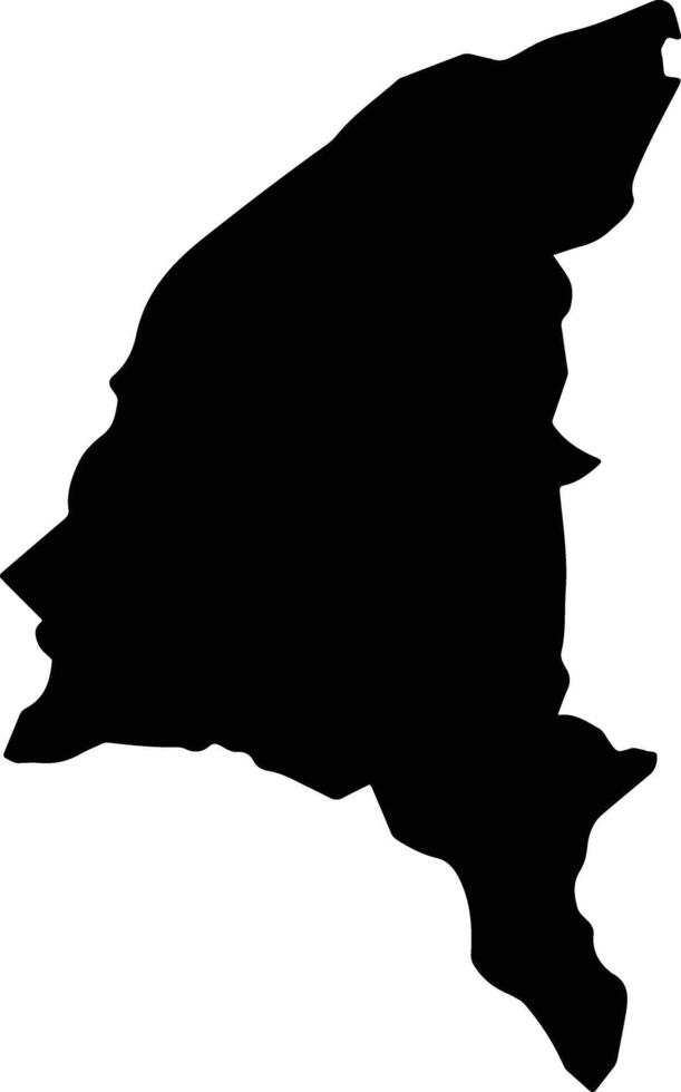 Gaoshu Taiwan silhouette map vector