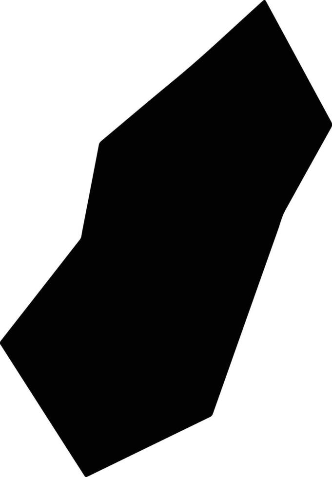 Gaoxian China silhouette map vector