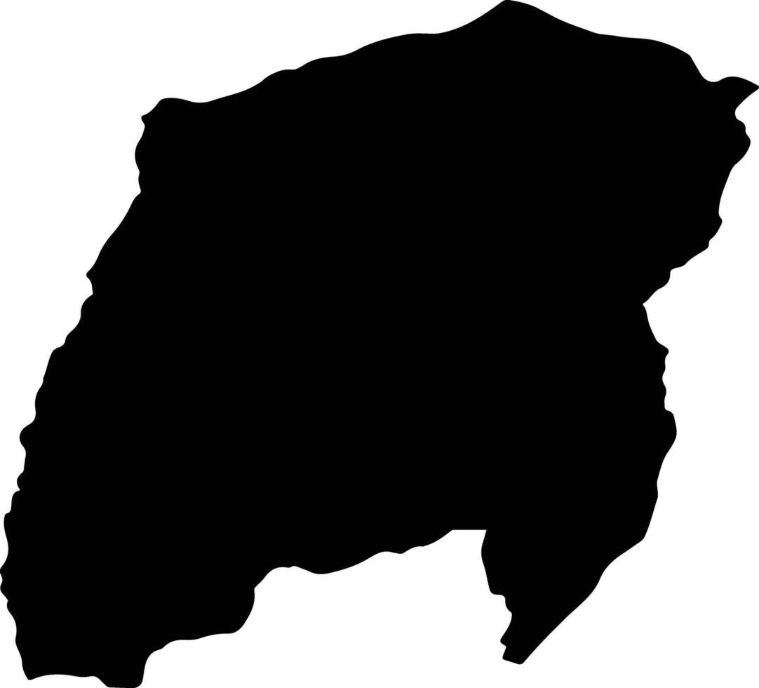Garagoa Colombia silhouette map vector