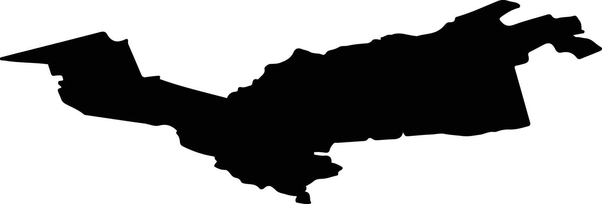 Garkalnes pag Latvia silhouette map vector