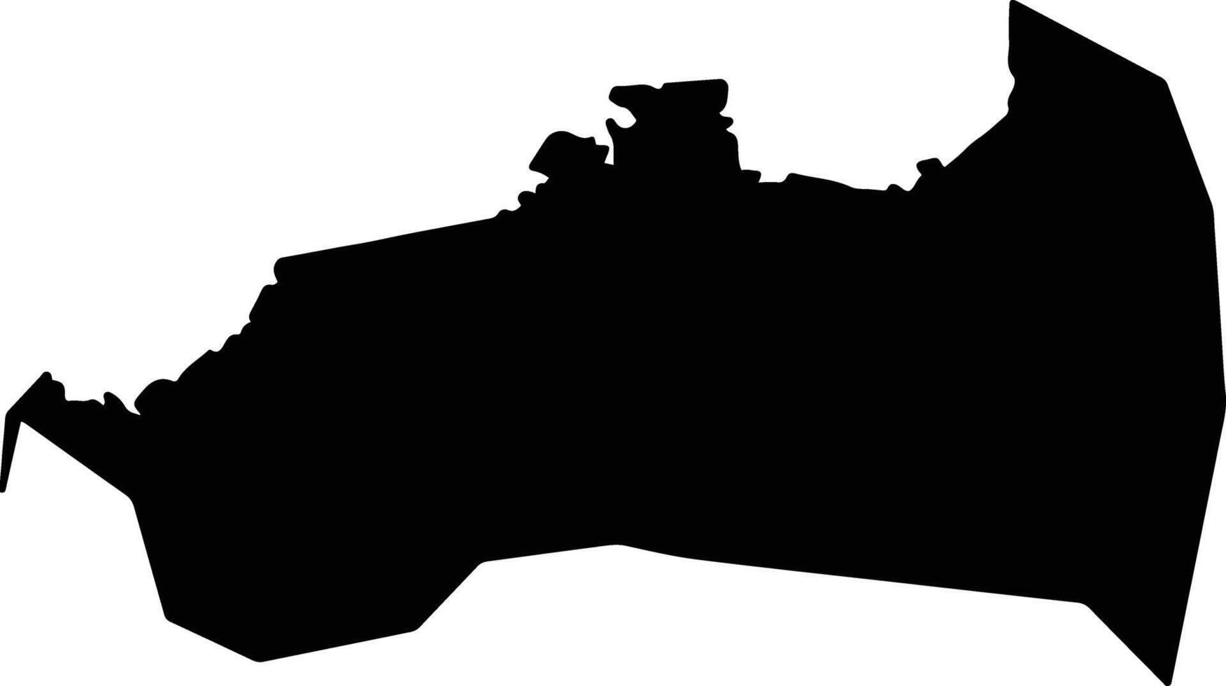 Garr Bain Liberia silhouette map vector