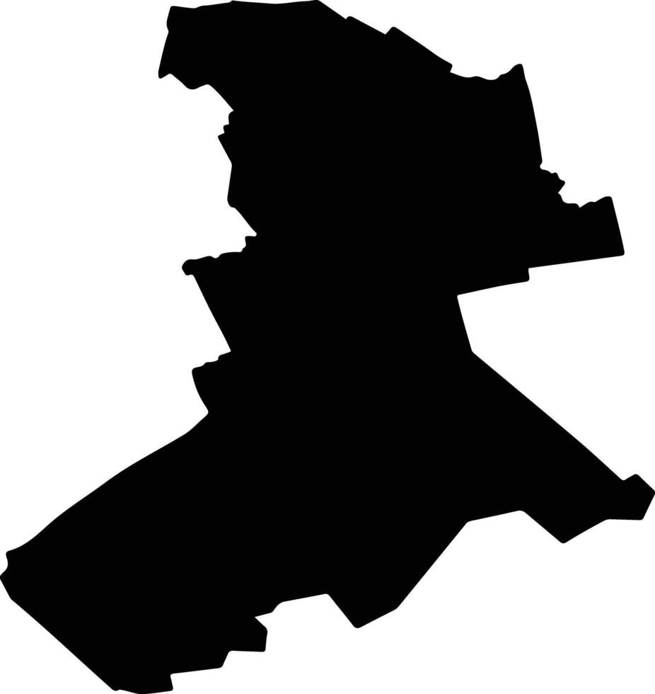 GATAIA Romania silhouette map vector