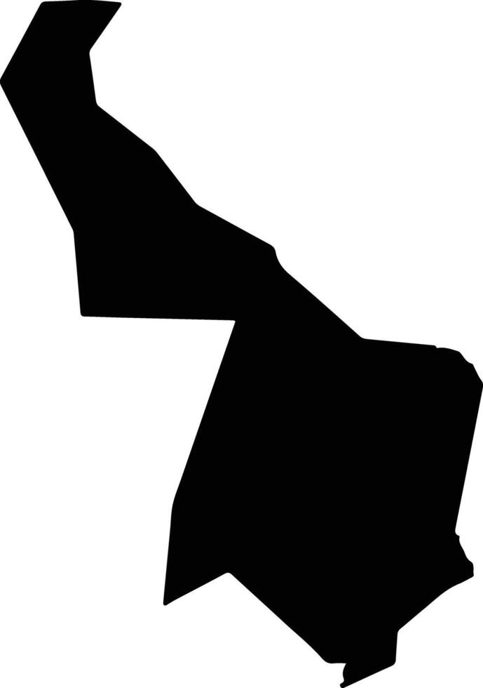 Geisan Sudan silhouette map vector