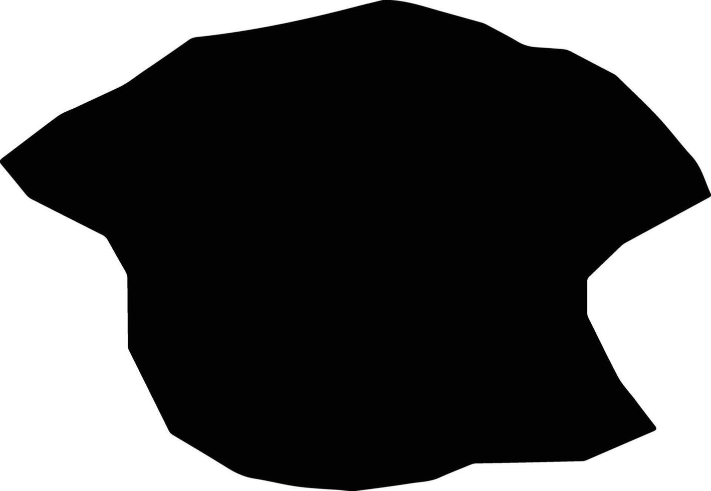 Gelendost Turkey silhouette map vector