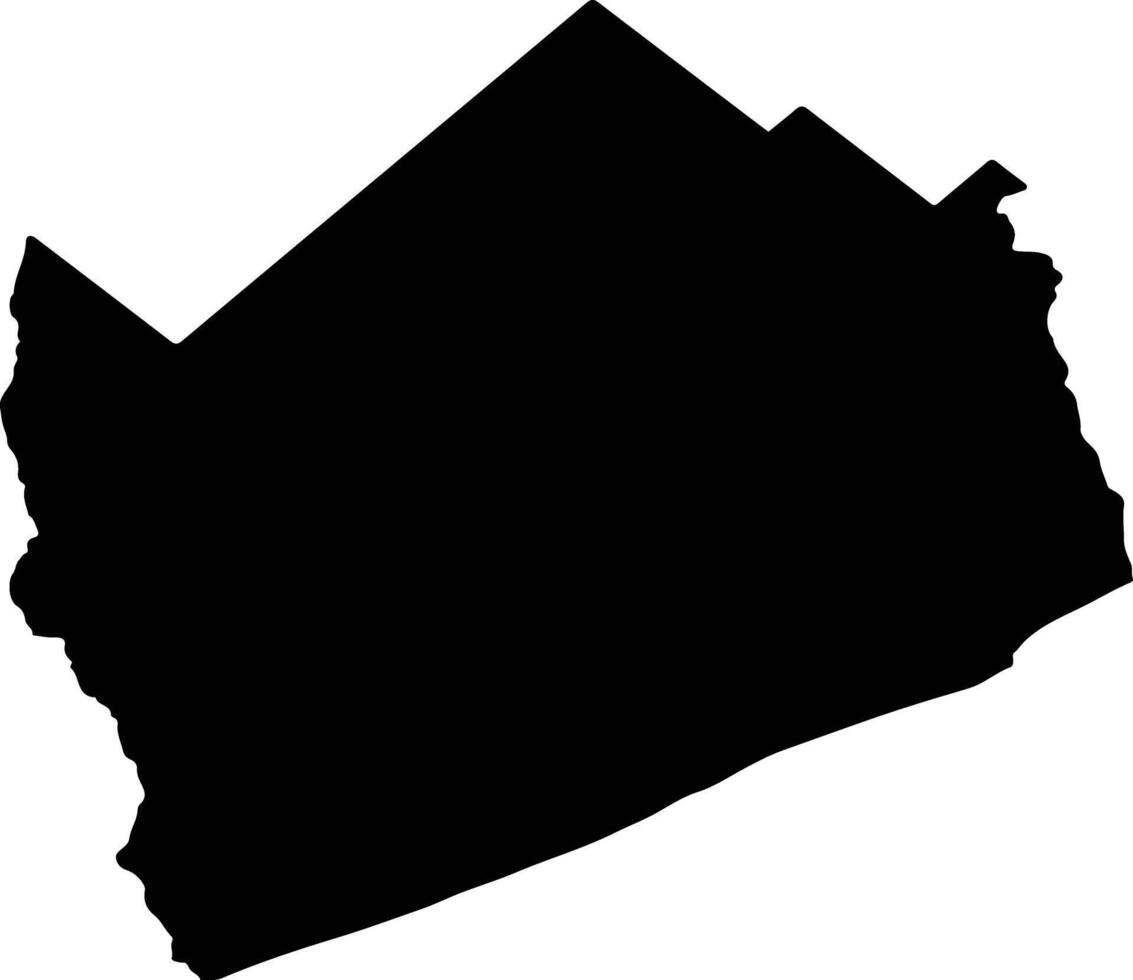 General Alvarado Argentina silhouette map vector