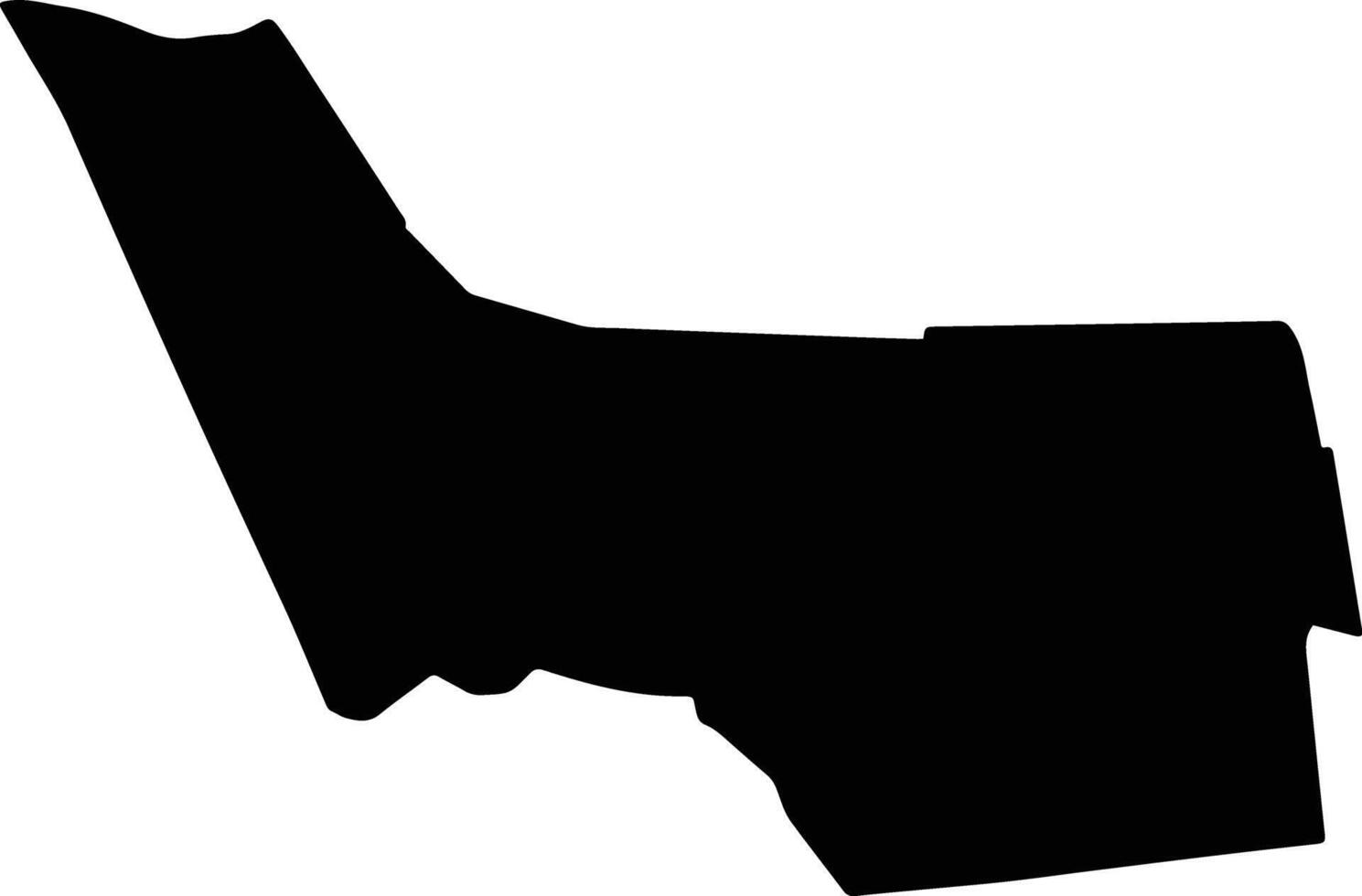 General Escobedo Mexico silhouette map vector