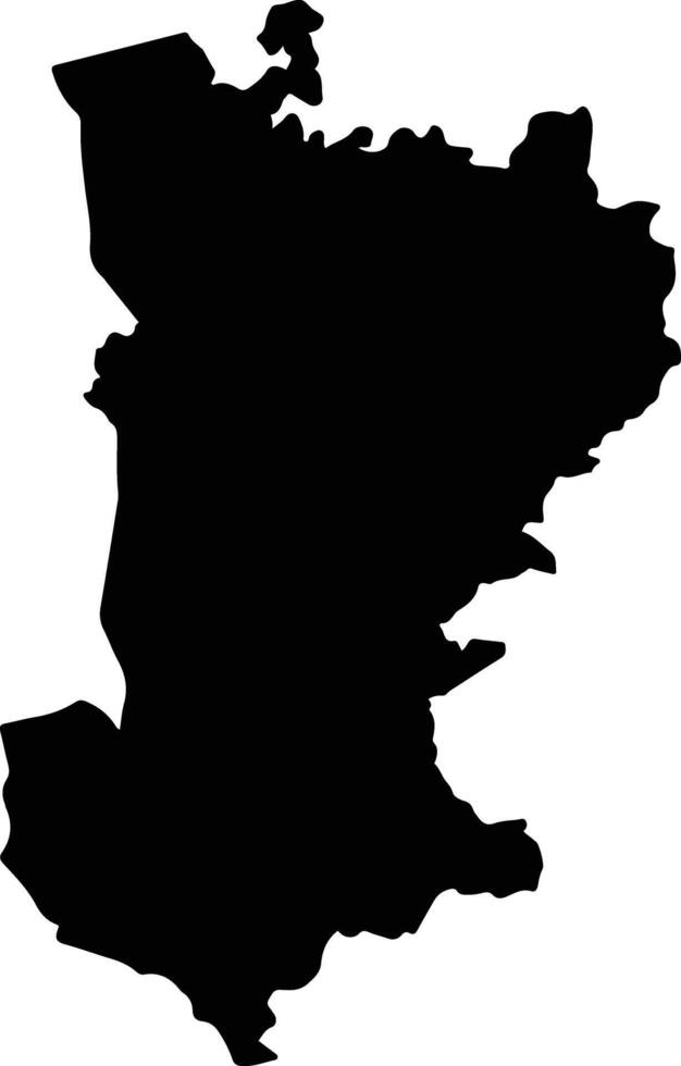 General Heliodoro Castillo Mexico silhouette map vector